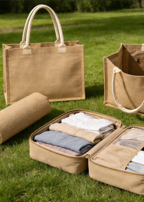 Three-pack Thickened Canvas Shopping Bags, Large Capacity Foldable Tote Bags, Suitable for Clothing and Equipment Storage