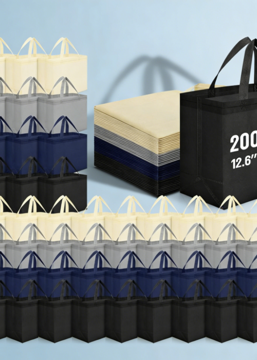 Large Non-woven Fabric Foldable Shopping Bag, Portable and Lightweight